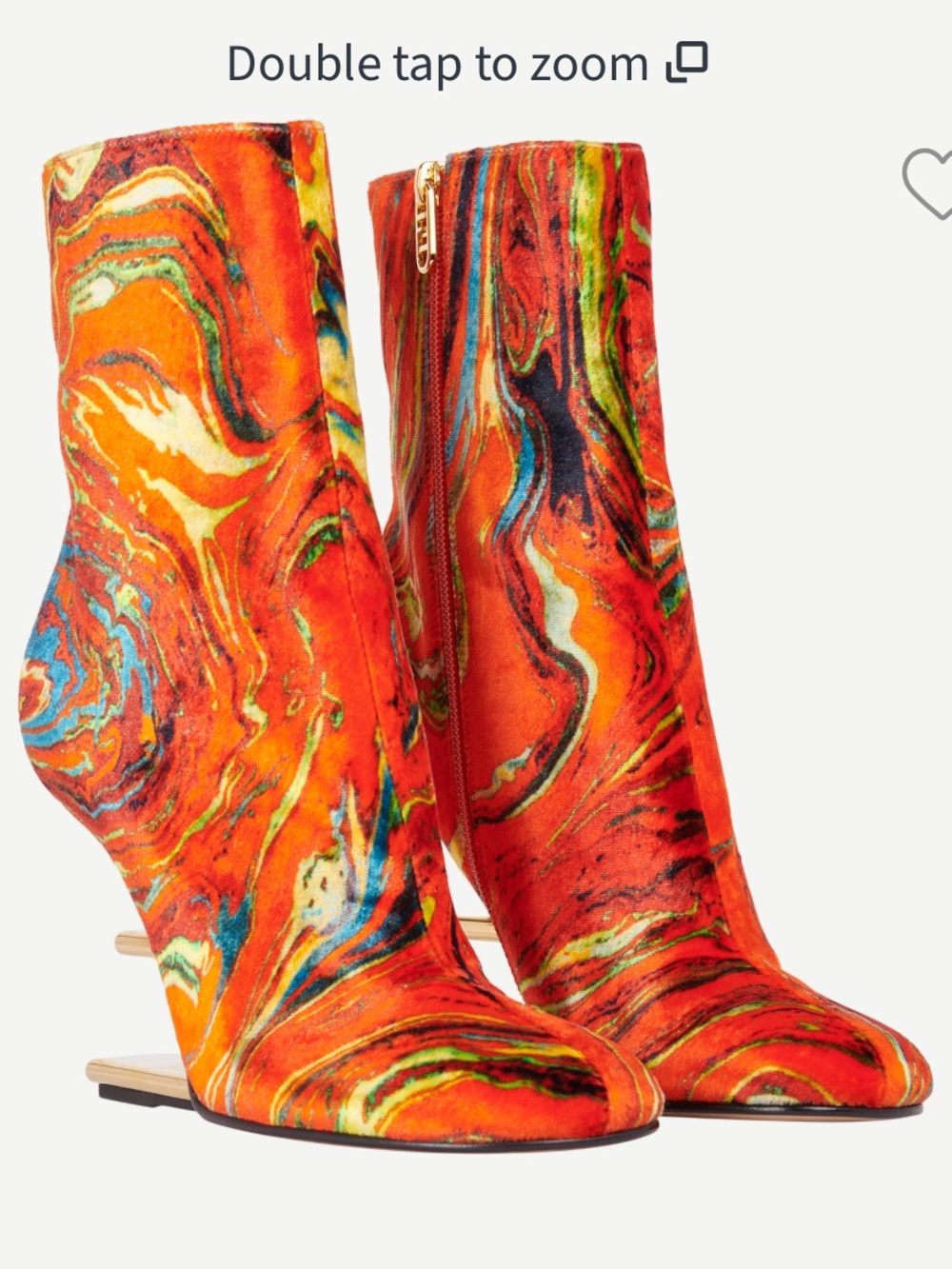 Fendi First Bootie Multicolor NWB Sz 38
